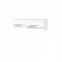 Sienas plaukts virs gultas CONCEPT PRO CP9, balts glancēts
